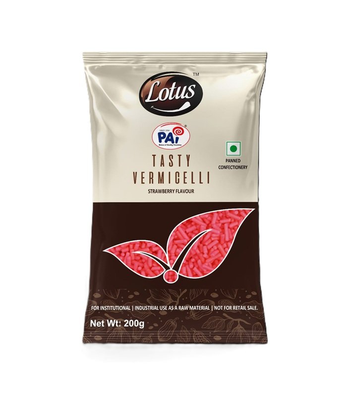 Tasty Vermicelli Strawberry Flavor, 200g