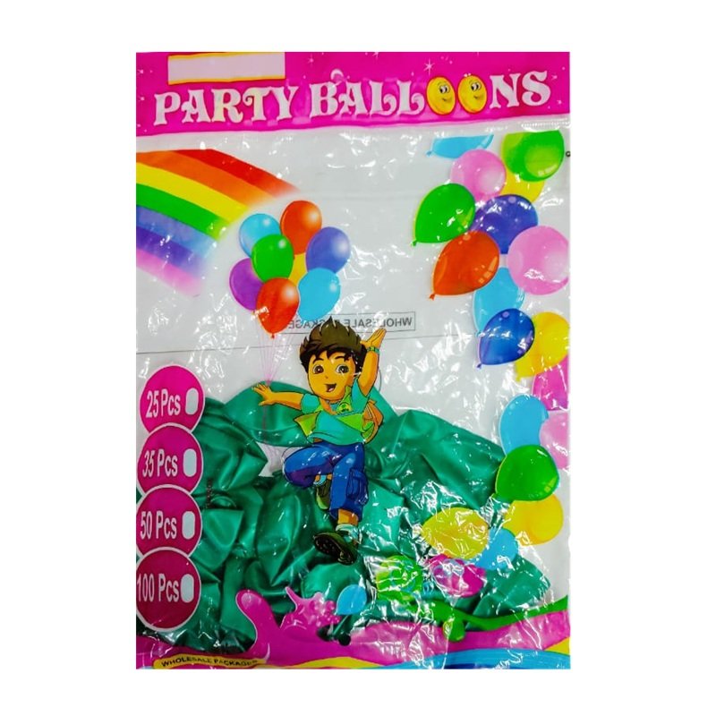 Green Colour Balloons (25 pcs)