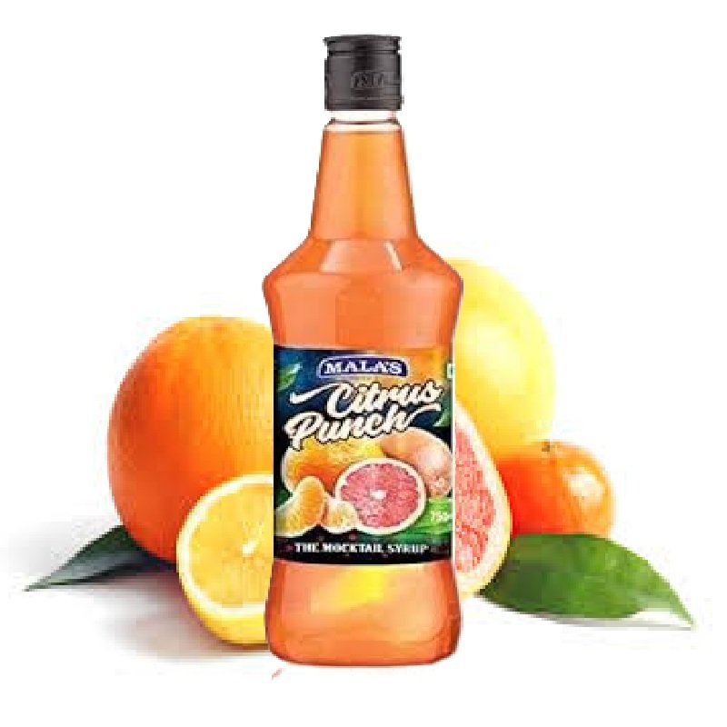 Mala's Citrus Punch Mocktail Syrup (750 ml)