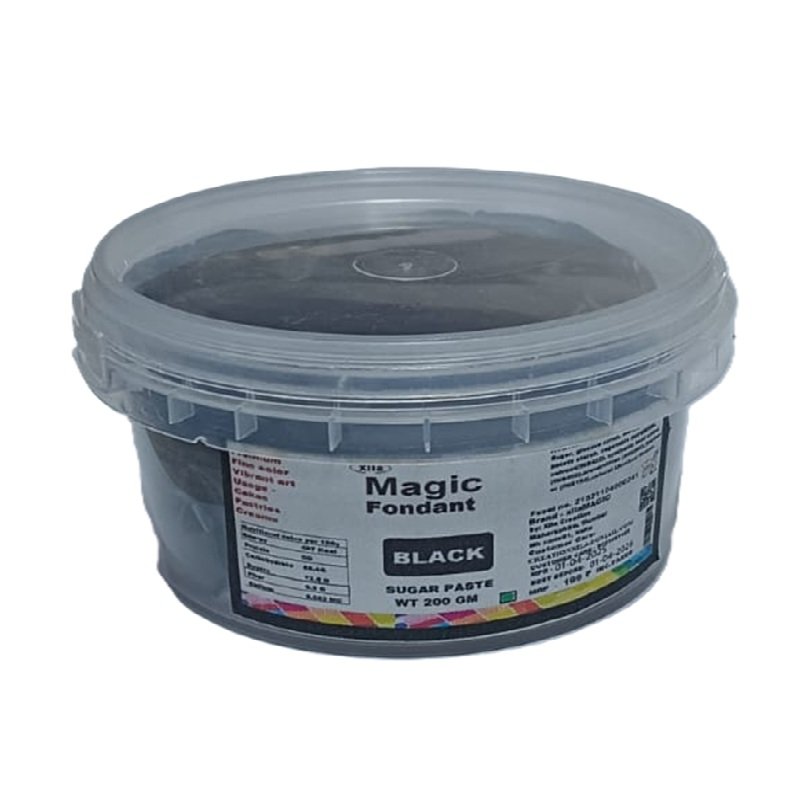Xila Cake Fondant Black Colour