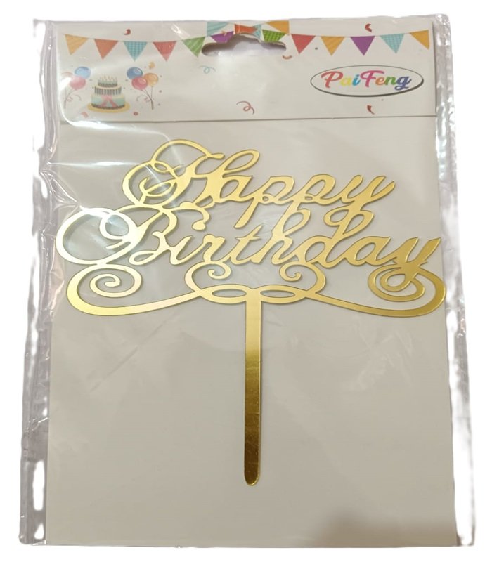 happy birthday cake topping