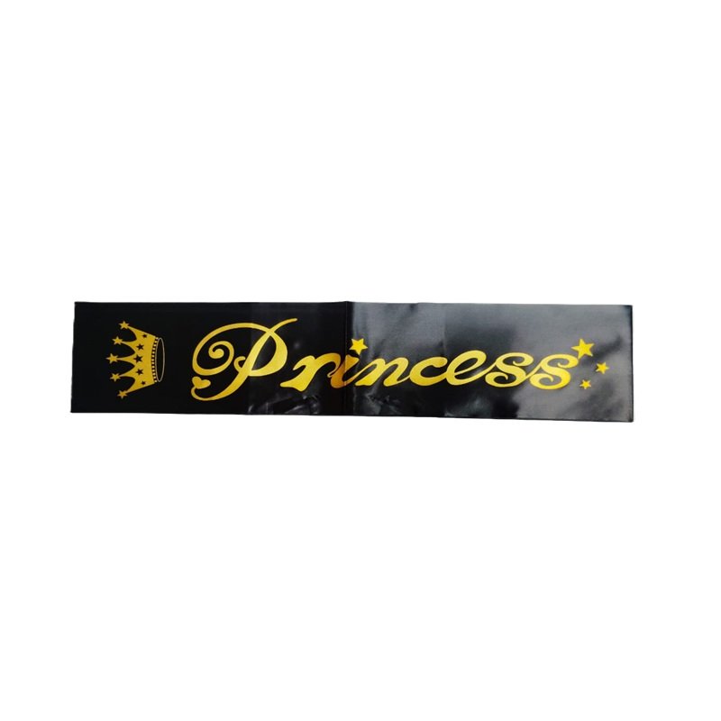 Golden Colour Princess Sash