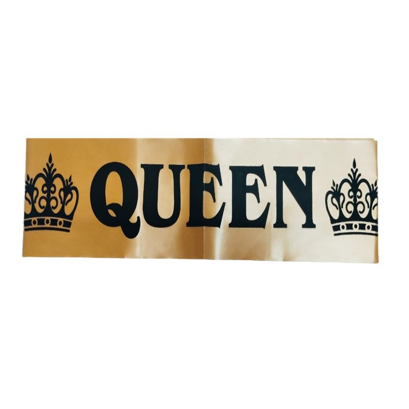 Golden Colour Queen Sash