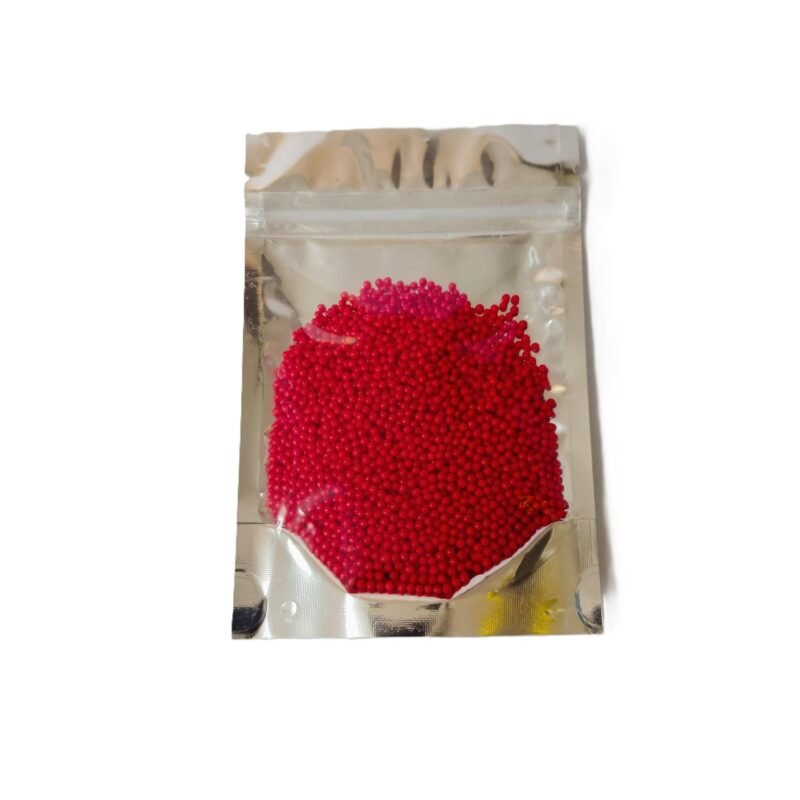 Red colored Balls Shaped Sprinkles