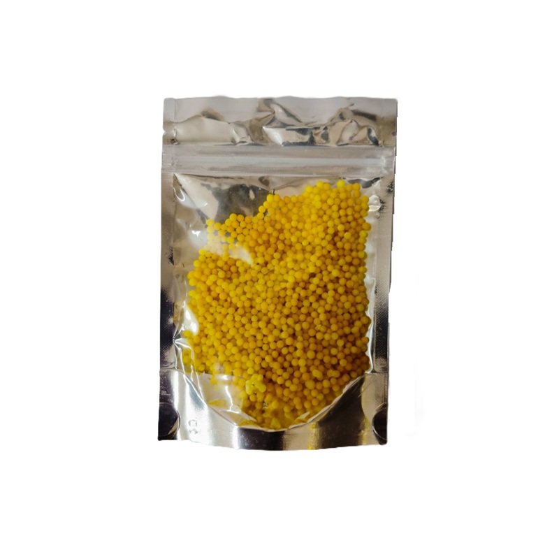 Yellow Colored Balls Shaped Sprinkles