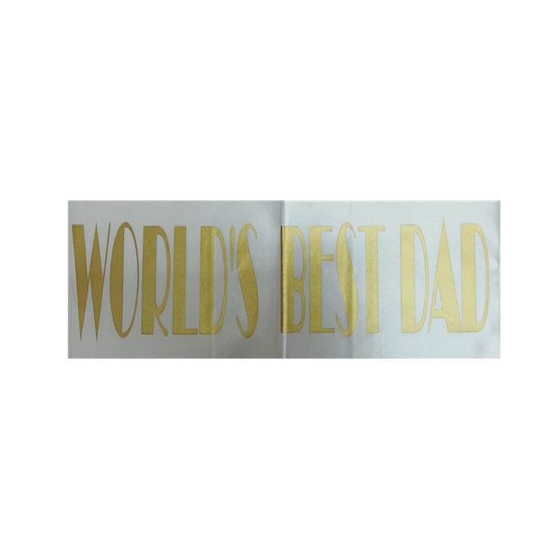 White Coloured World's Best Dad Sash