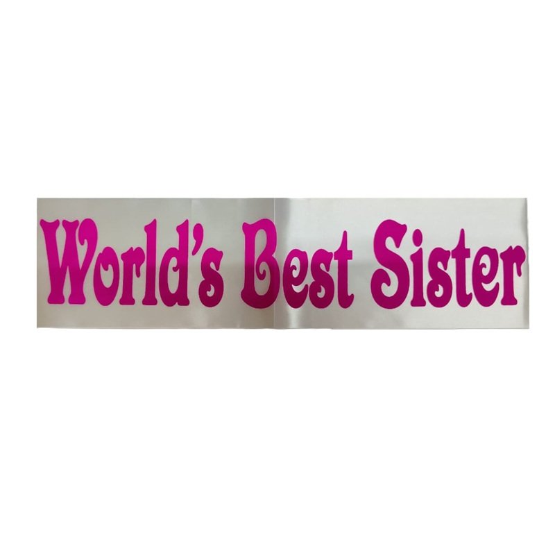 World's Best Sister Sash