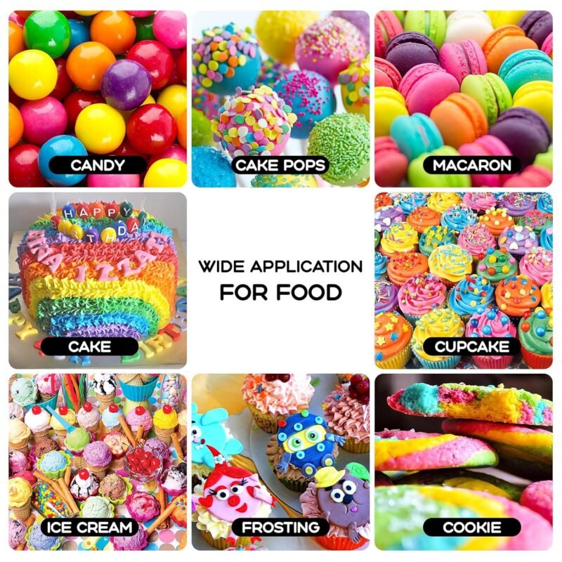 Edible Food Multicolor Set (10 pcs) - Image 2
