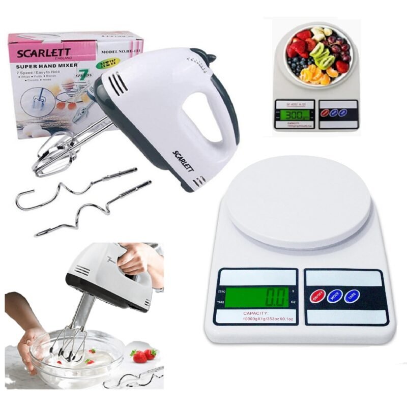 Cream Machine And Weighing Scale