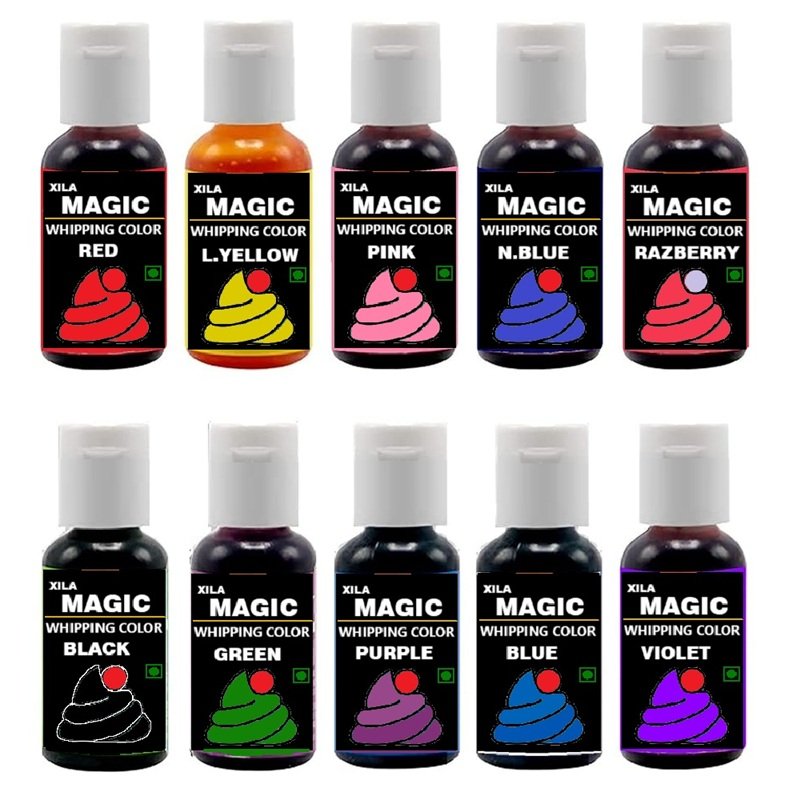 Edible Food Multicolor Set (10 pcs)