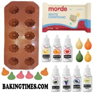 Chocolate Modak Mould And Emulsion Set